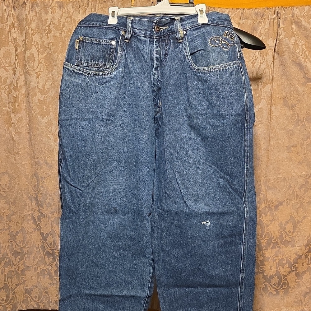 Men's Relaxed Fit Blue Jeans